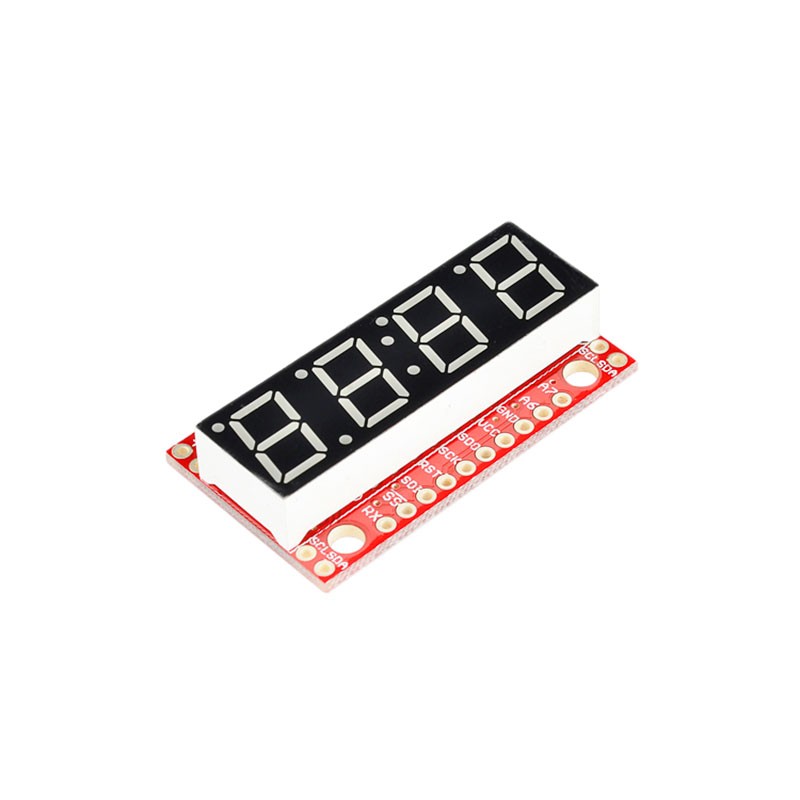 1 pcs : COM-11441 - ADDRESS LED 7 SEG I2C RED