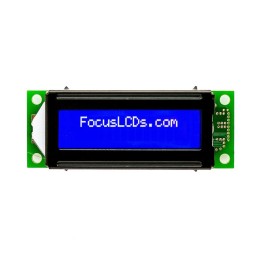 1 pcs : C162E-BW-LW65 - 16X2 STN BLUE CHARACTER LCD