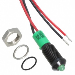 1 pcs : Q6P3BXXG24E - LED PM INDICATOR PROMINENT GRN