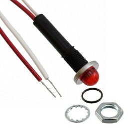 1 pcs : 6091M1-24V - INDICATOR SOLID STATE RED PNL MT