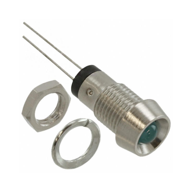 1 pcs : MPR5BWD - PNL MNT W/ WIRE 430NM 15MCD BLUE