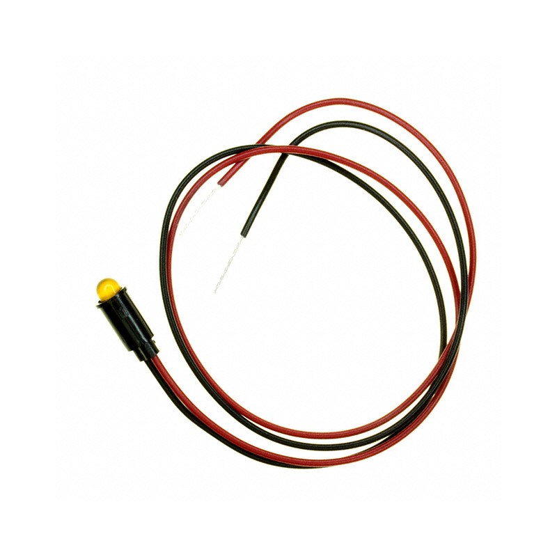 1 pcs : 5590302007F - LED SNAP-IN PANEL 5MM 5V YLW