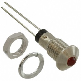 1 pcs : MPC3RD - PNL MNT W/ WIRE 700NM 2MCD RED