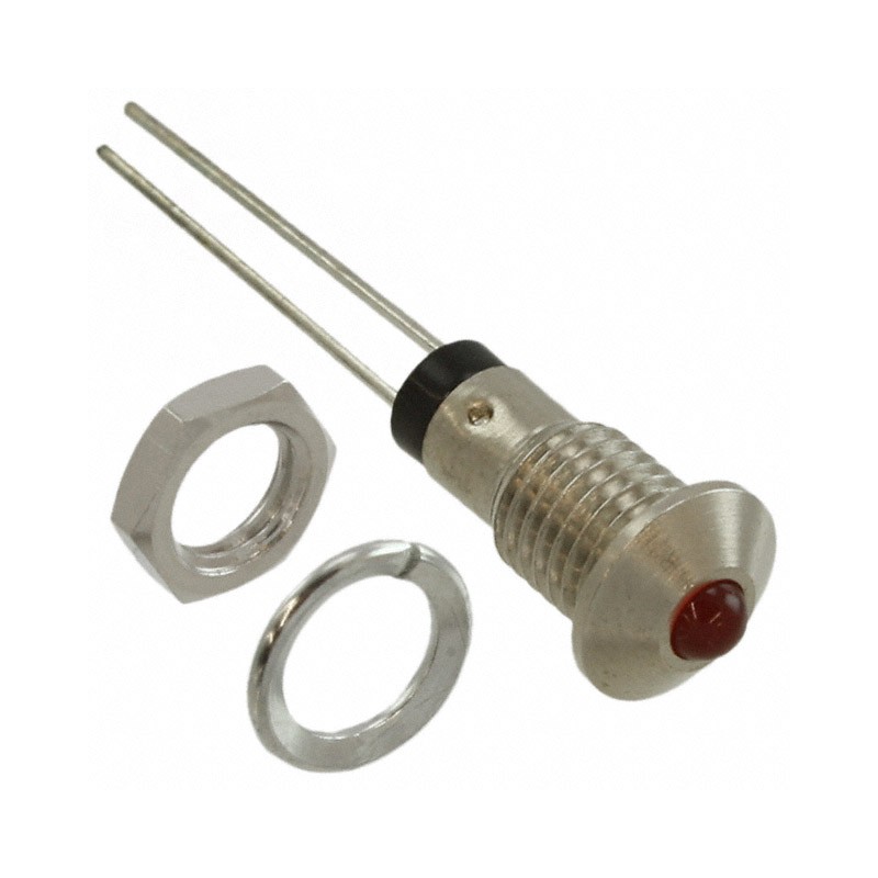 1 pcs : MPC3RD - PNL MNT W/ WIRE 700NM 2MCD RED