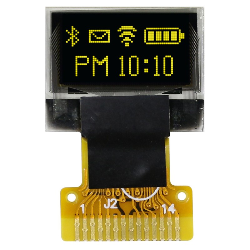 2 pcs : MCOT064032A1V-YI - 64x32 graphic TAB OLED, yellow o