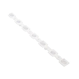 1 pcs : C18244_DAISY-7X1-FT-D - LENS RECT WHITE SCREW