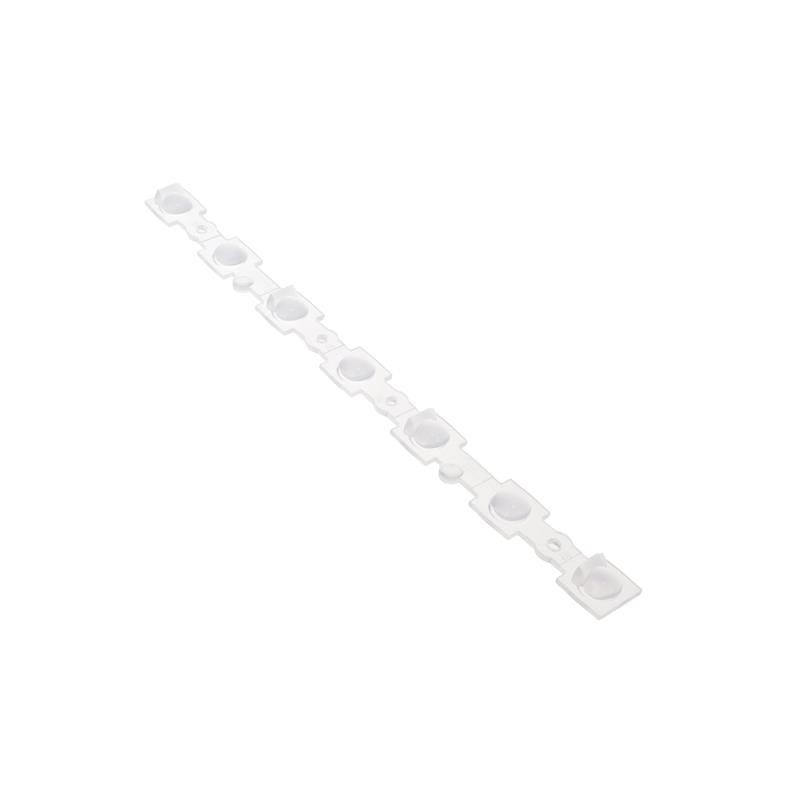 1 pcs : C18244_DAISY-7X1-FT-D - LENS RECT WHITE SCREW