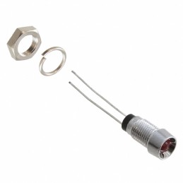 1 pcs : 6052111110F - LED PNL IND 5MM RED RECESS