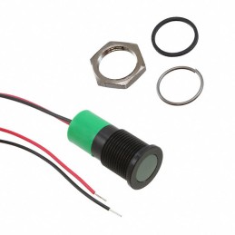1 pcs : Q14F3BXXG24E - LED PM INDICATOR FLUSH GREEN