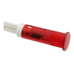 1 pcs : QS81XXHR110 - INDICATOR 8MM FIXED HI RED 110V
