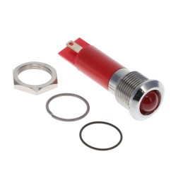 1 pcs : Q12-7P1CXXHR02E - LED INDICATOR 12.7MM PROMINENT H