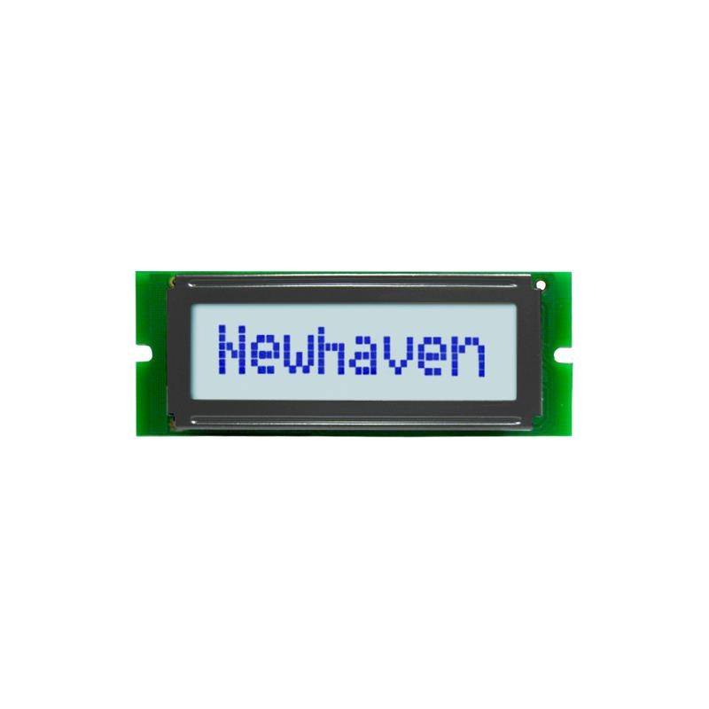 1 pcs : NHD-0108CZ-FSW-GBW-33V3 - LCD MOD 8DIG 8X1 TRANSFLECTV WHT