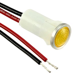 1 pcs : 1092D3-125VAC - LED PANEL INDICATOR AMBER 125V