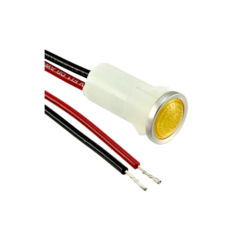 1 pcs : 1092D3-125VAC - LED PANEL INDICATOR AMBER 125V