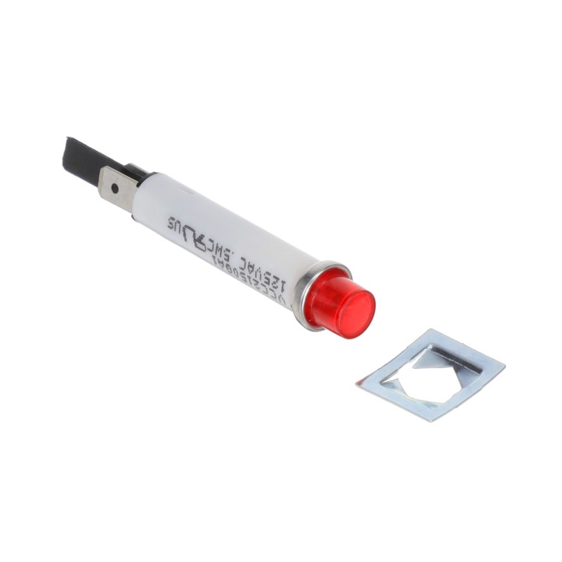 1 pcs : 2150QA1 - LAMP NEON INCAND RED PNL MNT