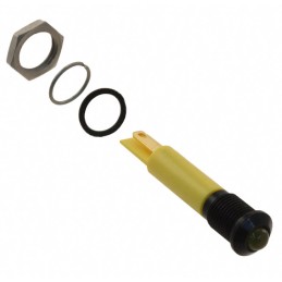 1 pcs : Q8P1CXXY24E - INDICATOR 24V 8MM PROMINENT YEL
