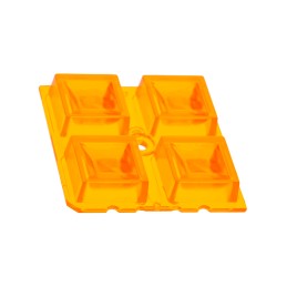 1 pcs : C19175_AMBER-2X2-W - AMBER-2X2-W