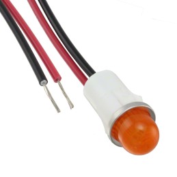 1 pcs : 1051A3 - INDICATOR NEON AMBER PANEL MNT