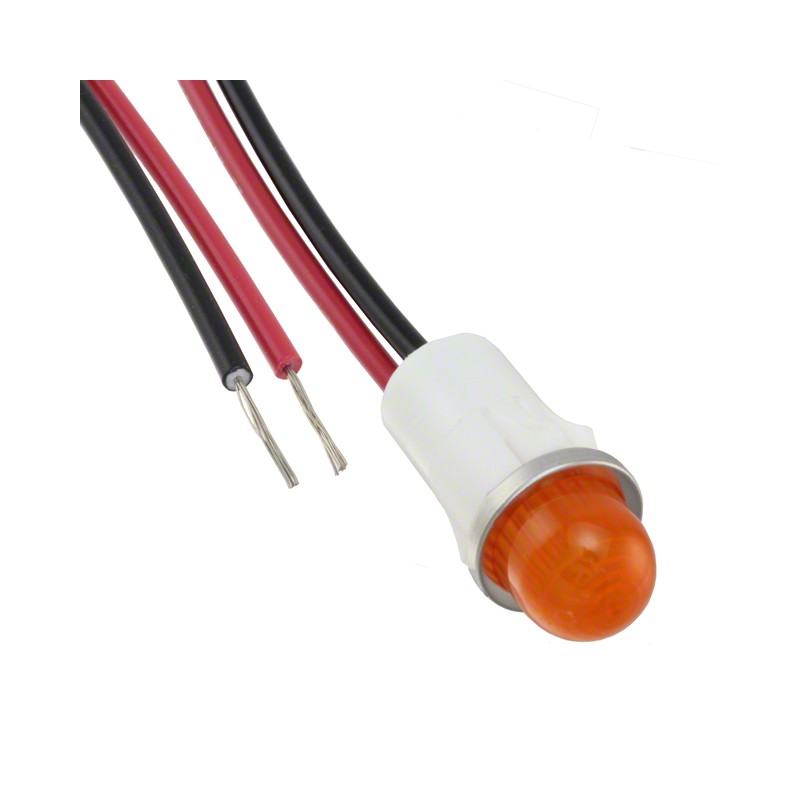 1 pcs : 1051A3 - INDICATOR NEON AMBER PANEL MNT
