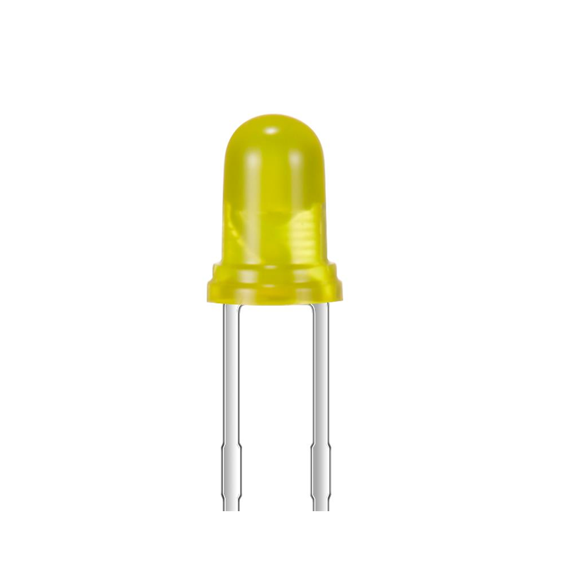 1 pcs : XLMYK34D - LED YELLOW DIFFUSED RADIAL T/H