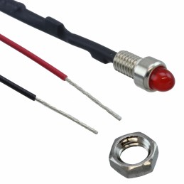 1 pcs : L58D-R24-W - LED IND RED DIFF 24VDC 6' LEADS