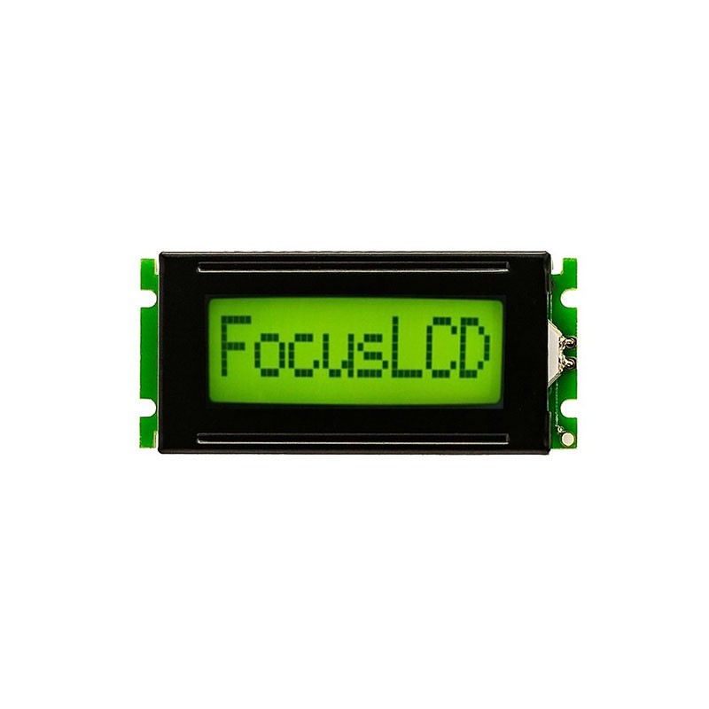 1 pcs : C81B-YTY-XW65 - 8X1 STN YELLOW/GREEN CHARACTER