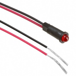 1 pcs : 5580101027F - LED PMI .158' RED PVC FREE