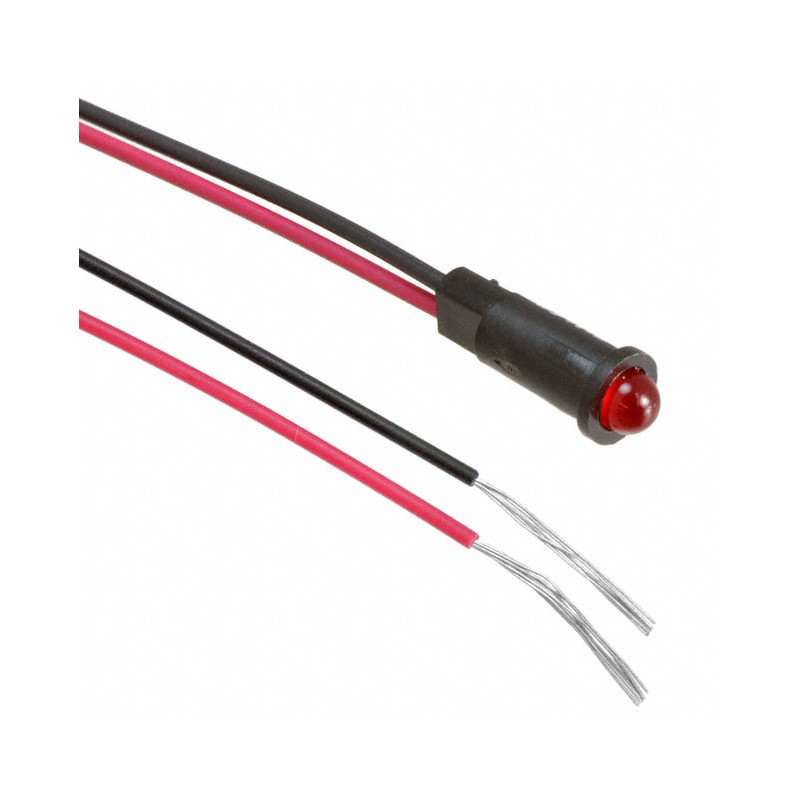 1 pcs : 5580101027F - LED PMI .158' RED PVC FREE