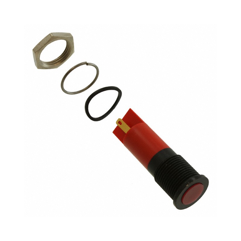 1 pcs : Q14F1BXXR110E - INDICATOR 110V 14MM FLUSH RED