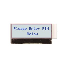 1 pcs : NHD-C0216CU-FSW-GBW-3V3 - LCD MOD 32DIG 16X2 TRANSFLCT WHT