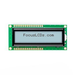 1 pcs : C162A-FTW-LW65 - 16X2 FSTN GRAY CHARACTER LCD