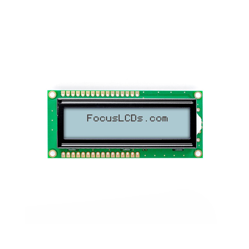 1 pcs : C162A-FTW-LW65 - 16X2 FSTN GRAY CHARACTER LCD