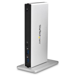 1 pcs - StarTech.com Dual Monitor USB 3.0 Docking Station with DVI, HDMI, VGA - 5 x USB ports, USB A, USB B