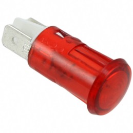 1 pcs : NL589C2R - LAMP NEON PNL MNT 125V RED