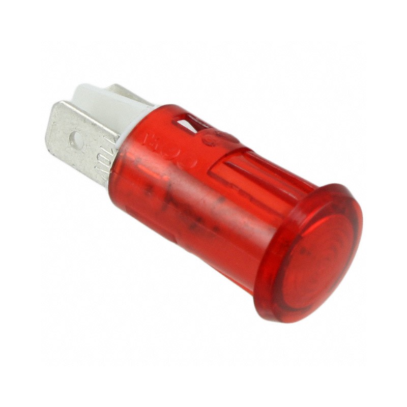 1 pcs : NL589C2R - LAMP NEON PNL MNT 125V RED