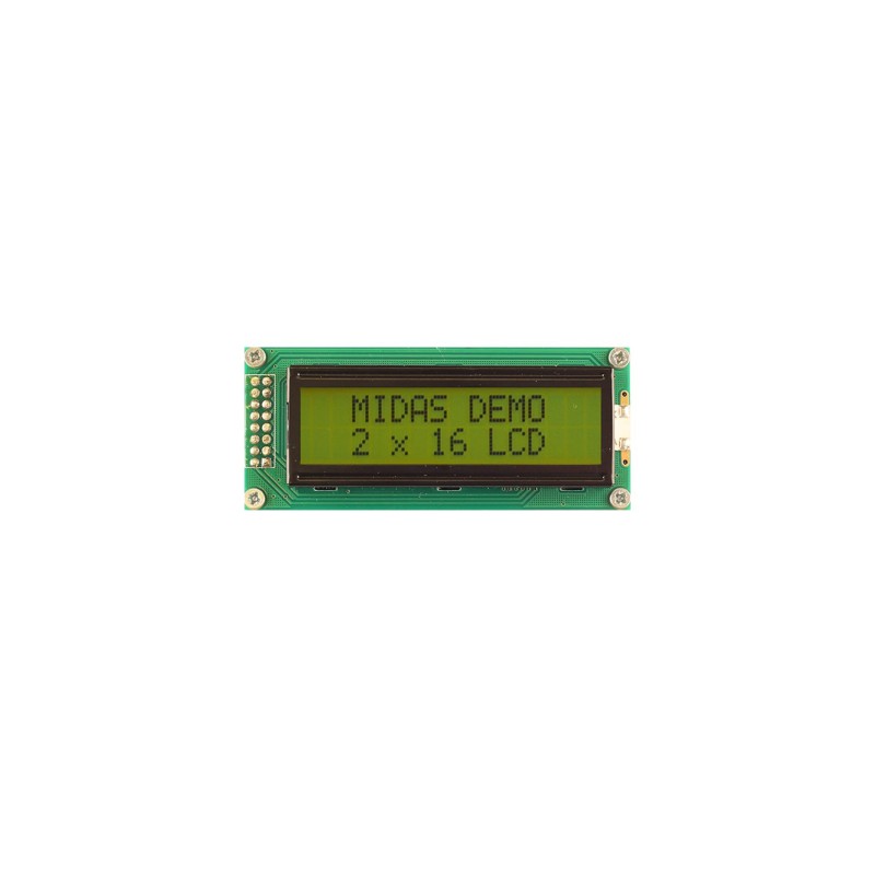 2 pcs : MC21605B6WD-SPTLY - 2x16 character chip-on-board LCD