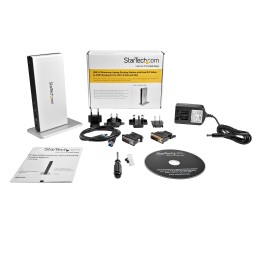 1 pcs - StarTech.com Dual Monitor USB 3.0 Docking Station with DVI, HDMI, VGA - 5 x USB ports, USB A, USB B