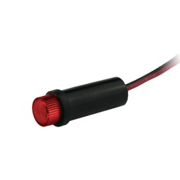 1 pcs : 91W-NWR12H-CRO - PMI LED .290' HI-HAT RED