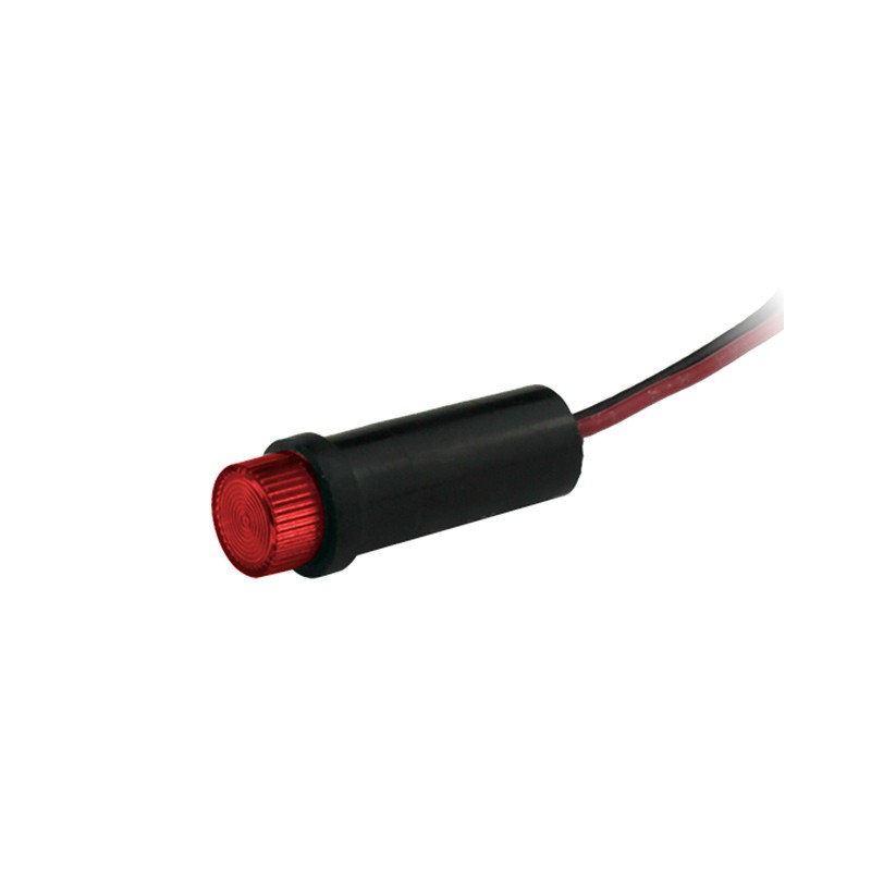1 pcs : 91W-NWR12H-CRO - PMI LED .290' HI-HAT RED