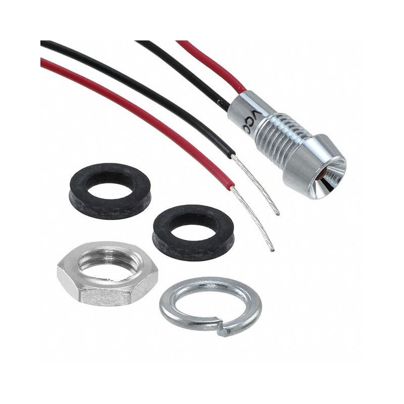 1 pcs : L60D-A5-W - PMI 5.9MM 583NM AMB 5V WT 6' LD