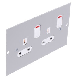 1 pcs - Legrand 3 Compartment Socket Module x 100 mm