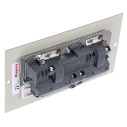 1 pcs - Legrand 3 Compartment Socket Module x 100 mm