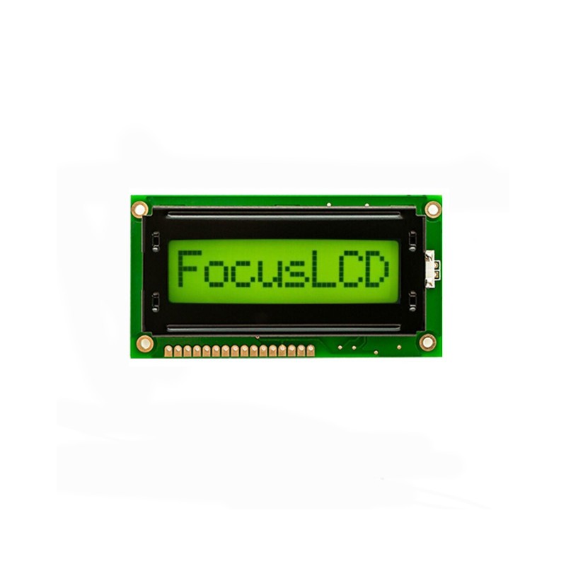 1 pcs : C81A-YTY-LW65 - 8X1 STN YELLOW/GREEN CHARACTER