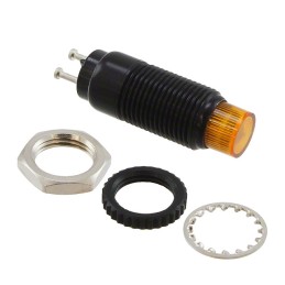 1 pcs : 24980723333504F - LED PANEL IND YLW 28V CYLINDER