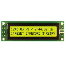 1 pcs : NHD-0224BZ-FL-GBW - LCD MOD 48DIG 24X2 TRANS YLW/GRN