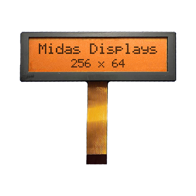 1 pcs : BTHQ256064AV-FETF-06-LED-AMBER - 256X64 GRAPHIC CHIP-ON-GLASS LCD