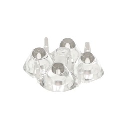 1 pcs : C18293_SPORT-2X2-S1-HT - LENS CLEAR 10DEG SPOT SCREW