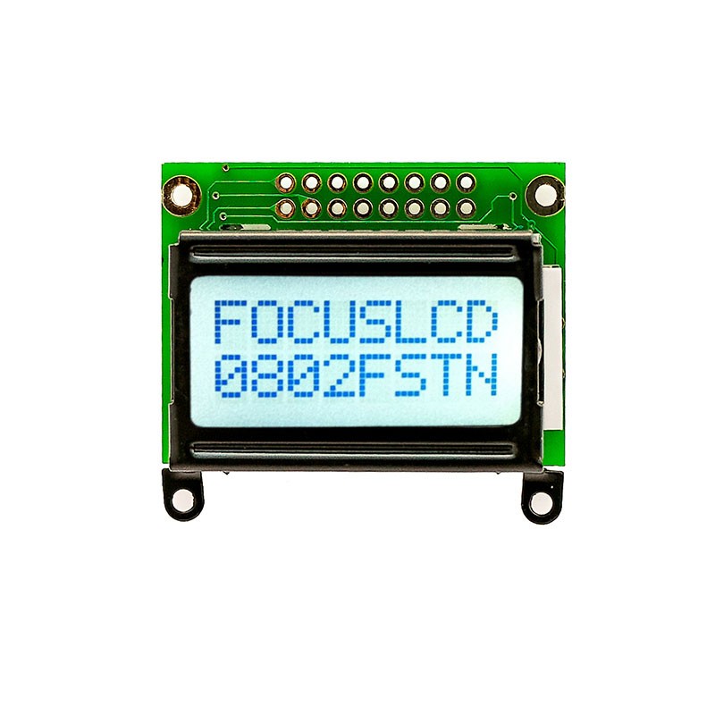 1 pcs : C82A-FTW-XW65 - 8X2 FSTN GRAY CHARACTER LCD
