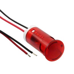 1 pcs : QS123XXR12 - INDICATOR 12MM FIXED RD 12V WIRE