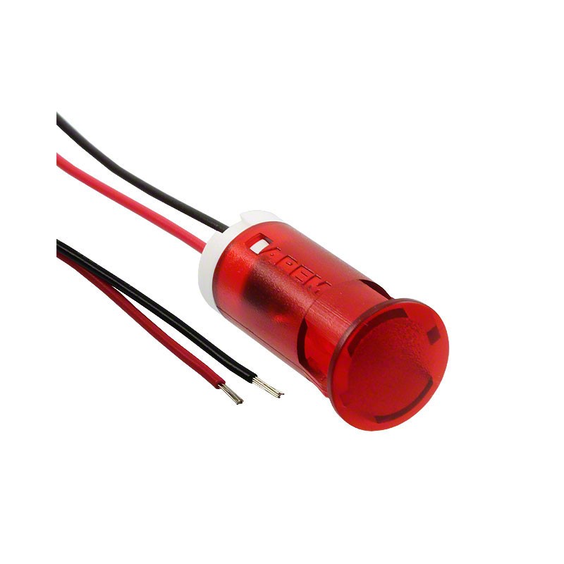 1 pcs : QS123XXR12 - INDICATOR 12MM FIXED RD 12V WIRE